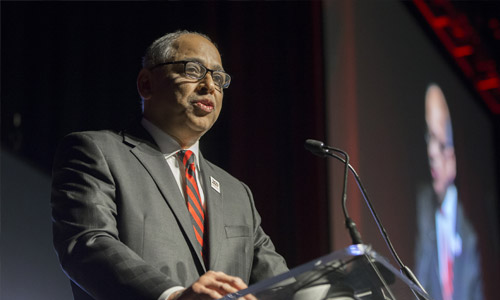 UC President Neville Pinto