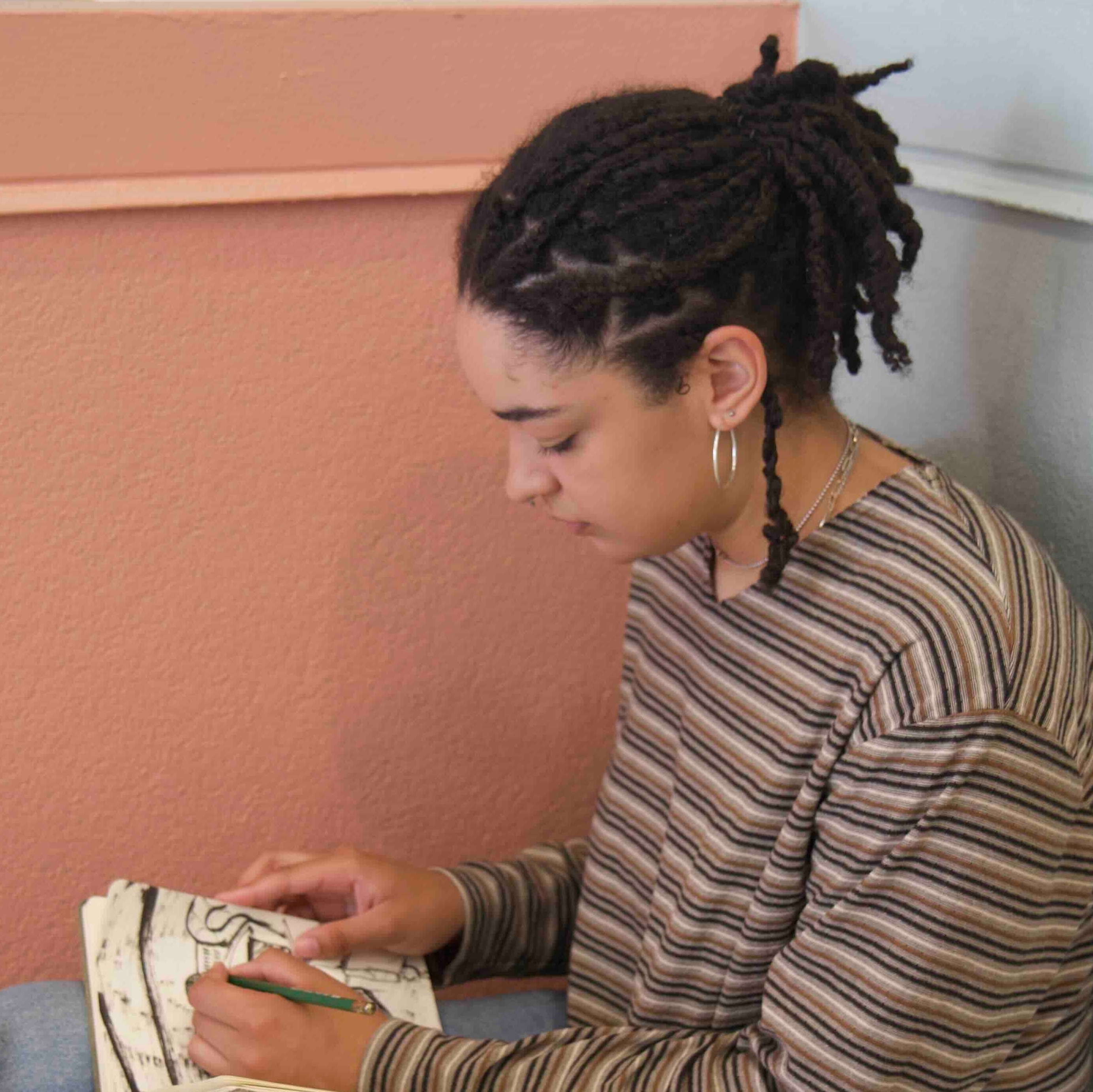 Ella reading a book