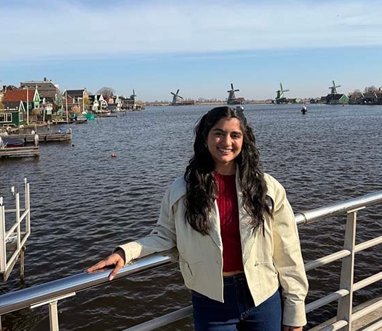 Sahana Khanna on a study tour