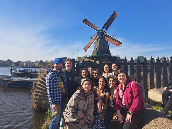Sahana Khanna on a study tour
