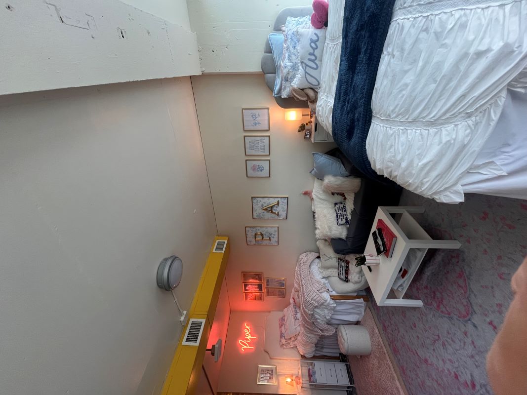 bed view from window