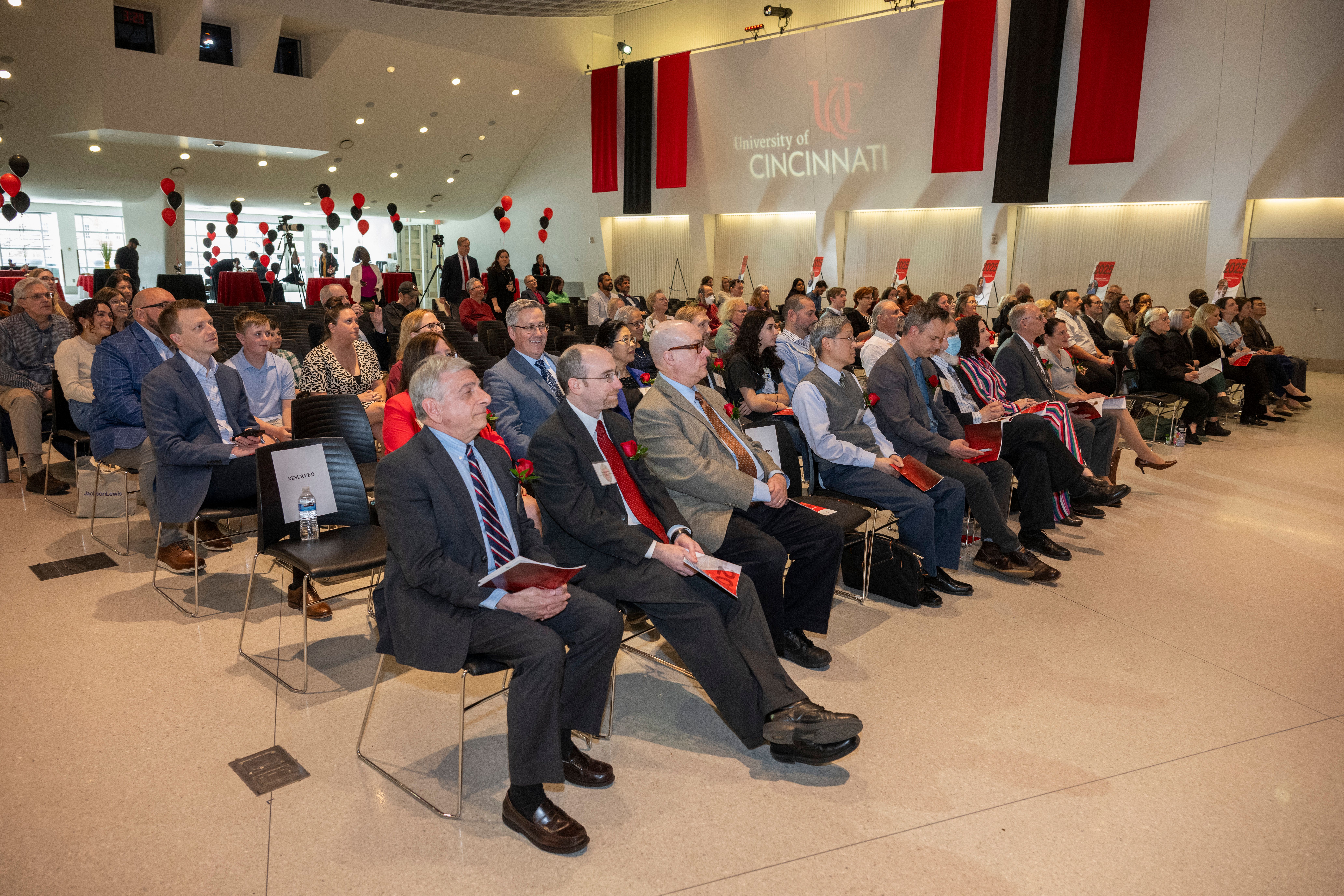 crowd at awards ceremony