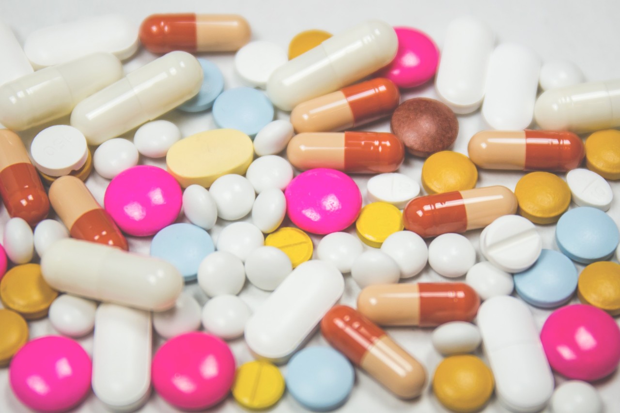 Assorted pills, tablets and capsules