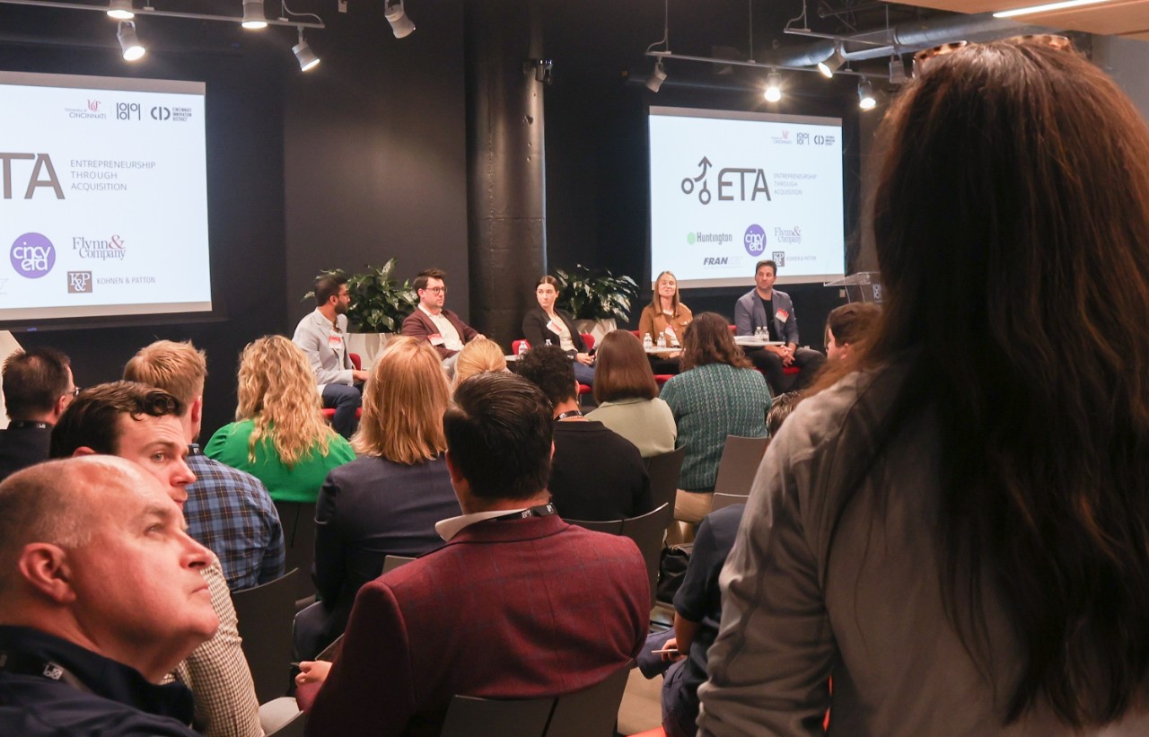 Presentation during ETA conference at 1819. Photo/Mia Rohrer