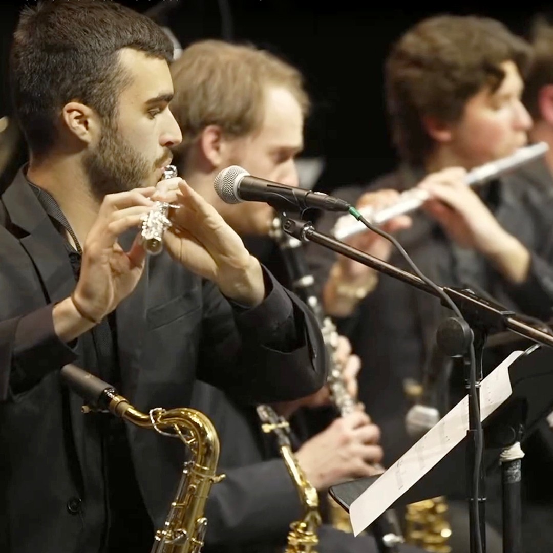 A promotional image for CCM's Jazz Orchestra