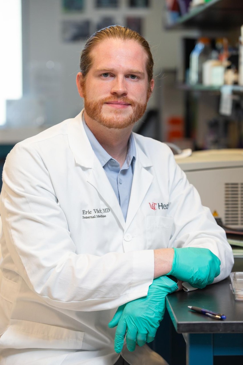 Dr. Eric Vick has been awarded a Leukemia and Lymphoma Society career development grant to continue leukemia treatment research.
